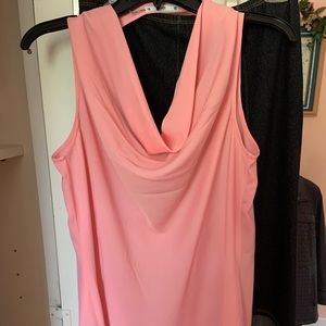 Pink tank blouse